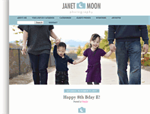 Tablet Screenshot of janetmoonphotography.com